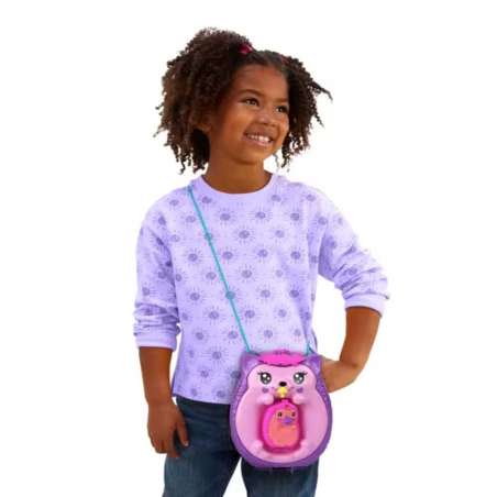 polly pocket cofre bolso mama erizo y bebe (mattel - jbj91)