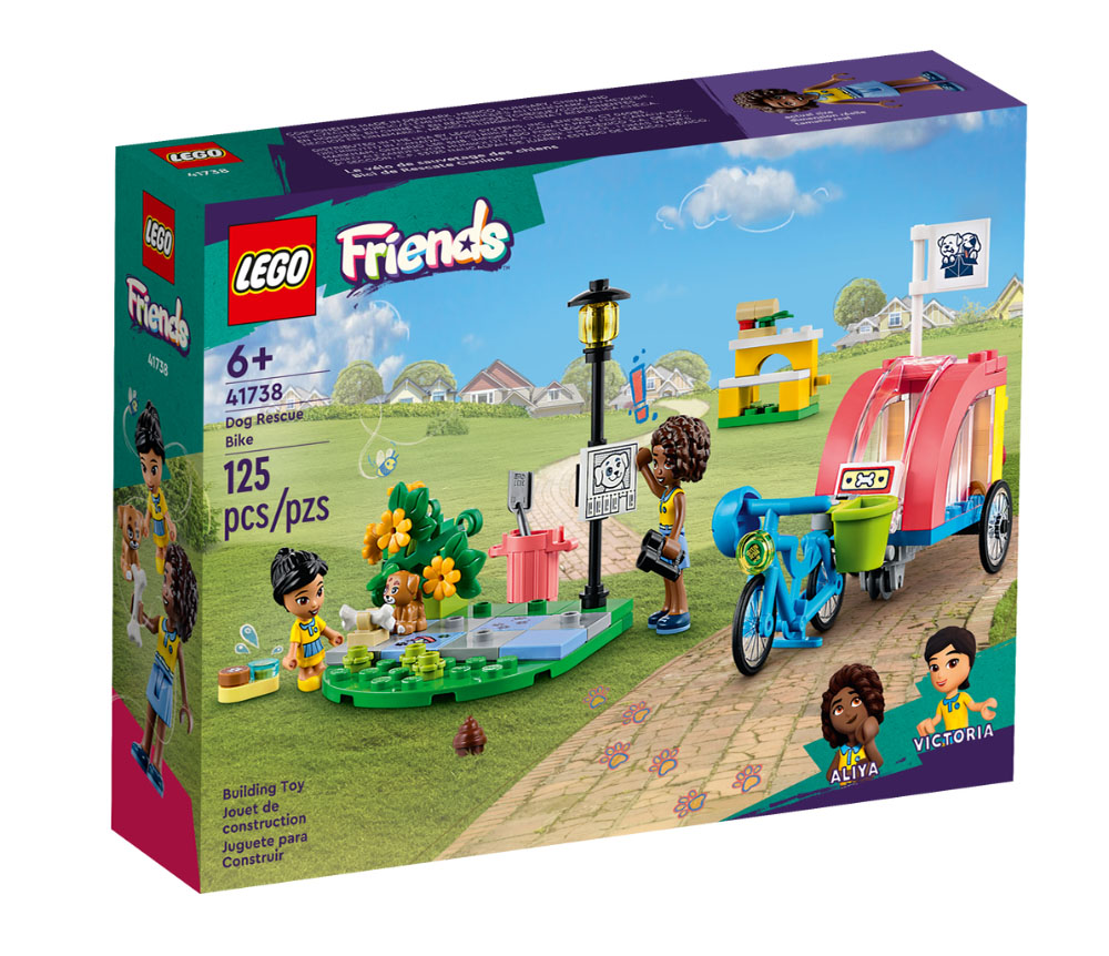 lego friends bici de rescate canina (41738)