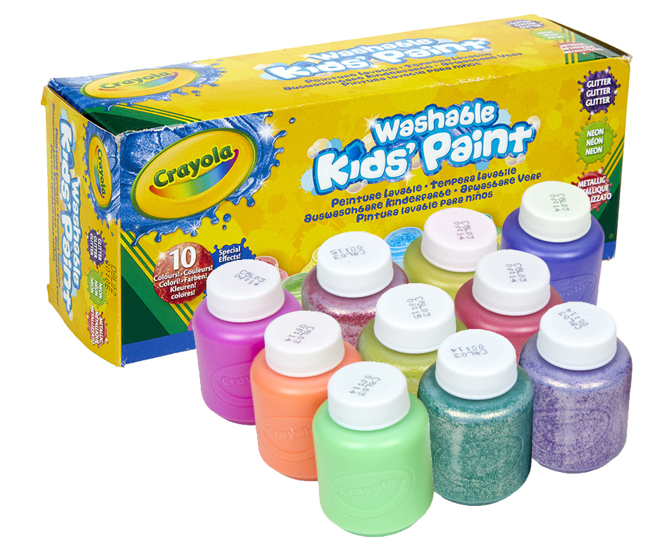 crayola 10 temperas lavables(54-1207g)