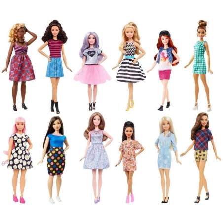 barbie fashionista surtidas ( mattel - fbr37)