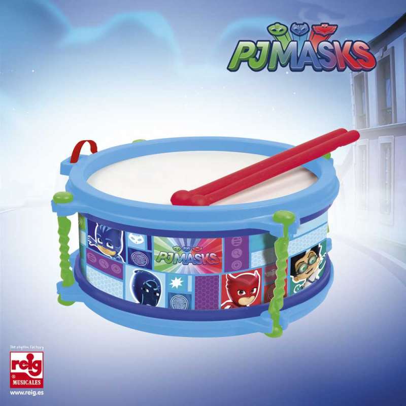 p.j. mask tambor en estuche ( claudio reig - 2870)