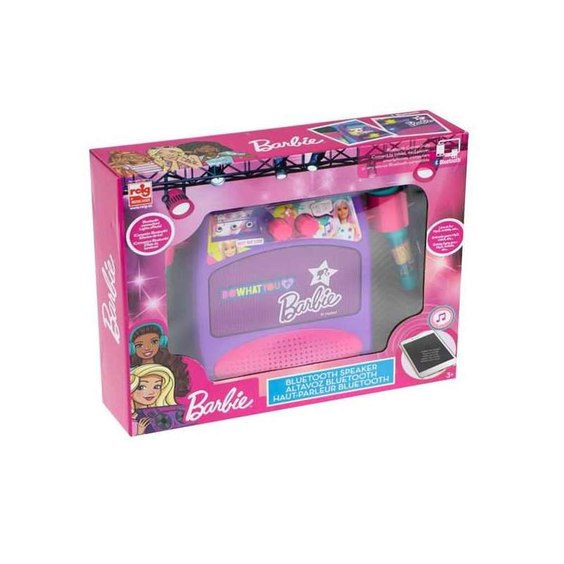 barbie bafle con dos micros (claudio reig - 4412)