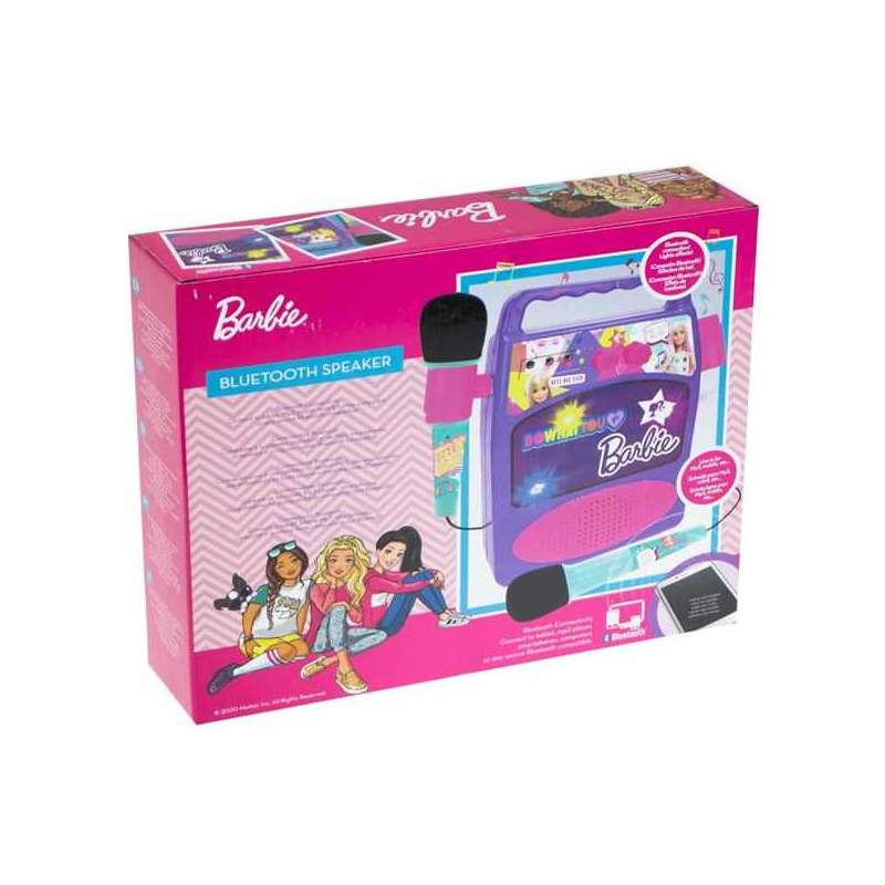 barbie bafle con dos micros (claudio reig - 4412)