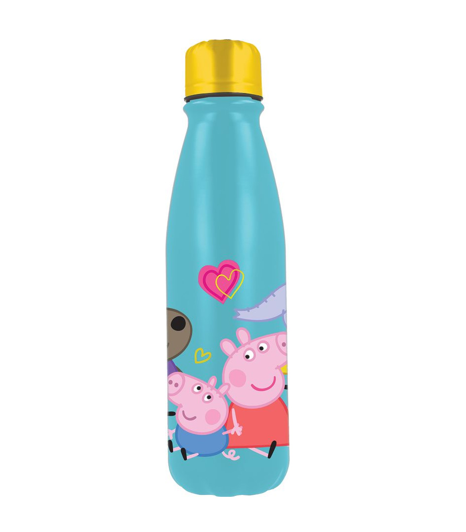 stor botella aluminio 600 ml peppa pig  ( 13940)