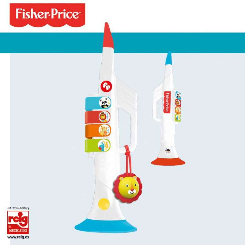 fisher price trompeta 4 notas (claudio reig - 2723) fisher price trompeta 4 notas (claudio reig - 2723)