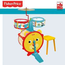 fisher price bateria sencilla con banqueta (claudio reig - 2729)