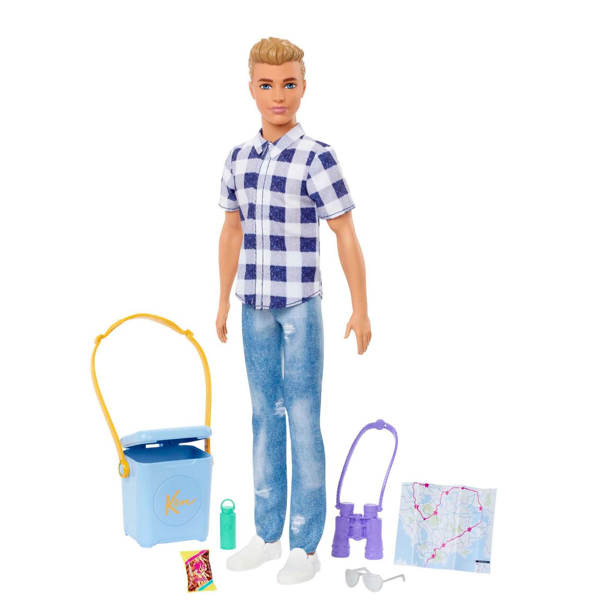 barbie ken vamos de camping ( mattel hhr66)