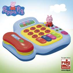 peppa pig activity telefono y piano con figura (claudio reig - 2331)