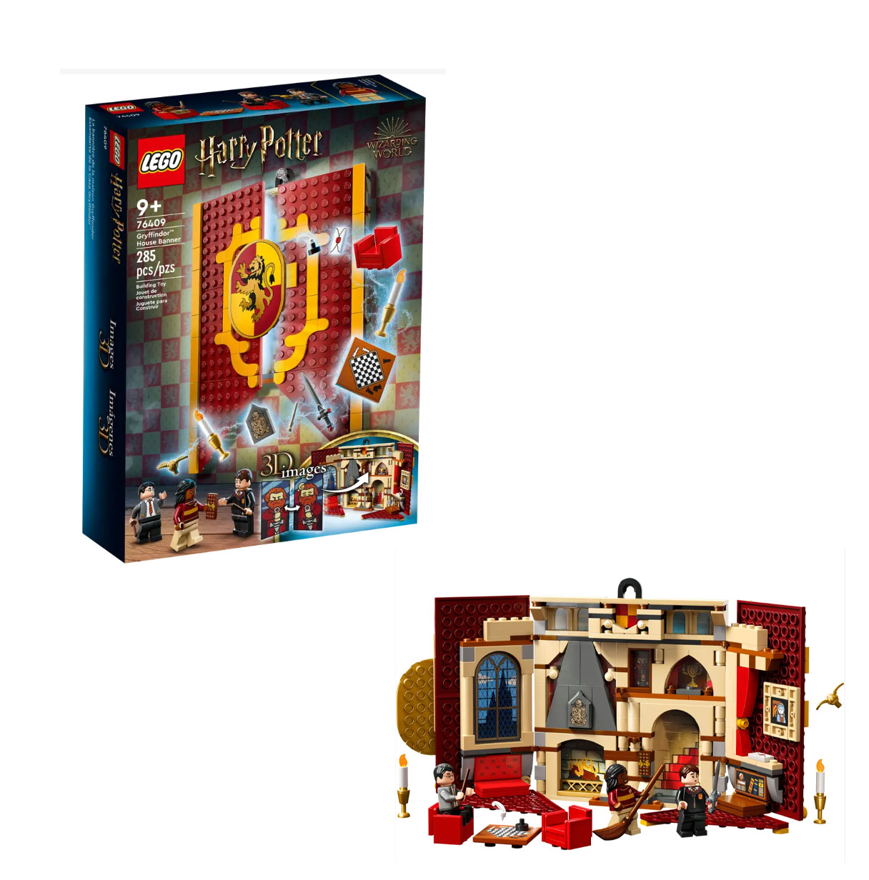 lego harry potter estandarte gryffindor (lego 76409)