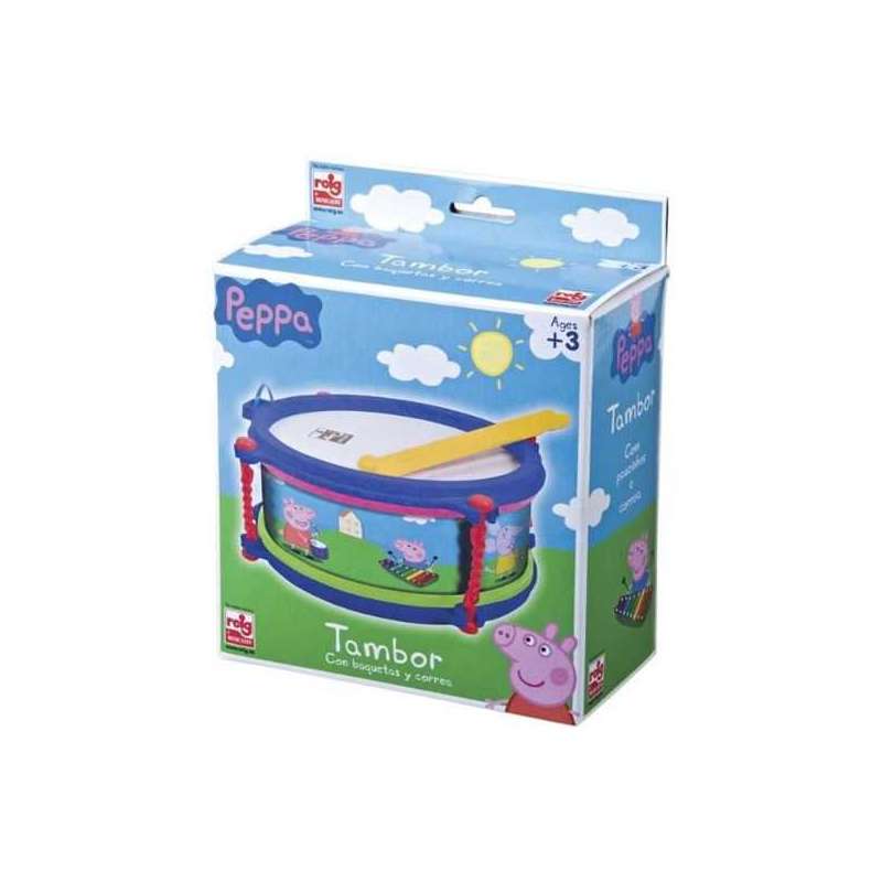 peppa pig tambor en estuche (claudio reig - 2340) peppa pig tambor en estuche (claudio reig - 2340)
