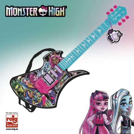 monster high guitarra electronica (claudio reig - 6504)