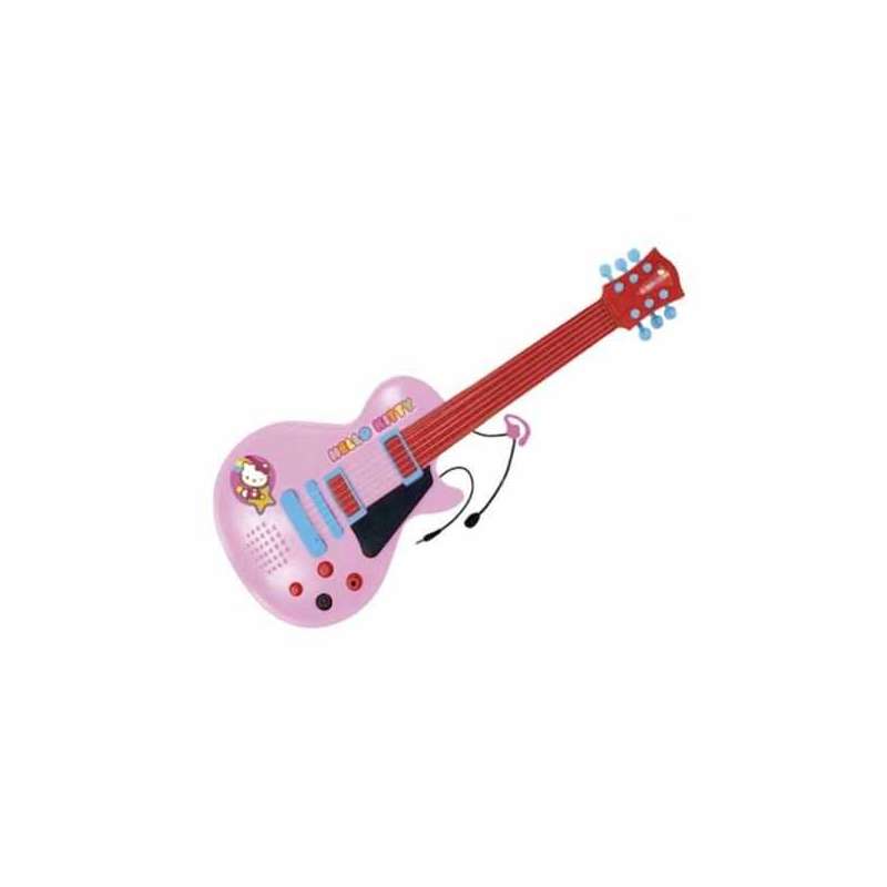 hello kitty guitarra electronica con micro (claudio reig - 1505) hello kitty guitarra electronica con micro (claudio reig - 1505)