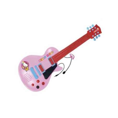 hello kitty guitarra electronica con micro (claudio reig - 1505)