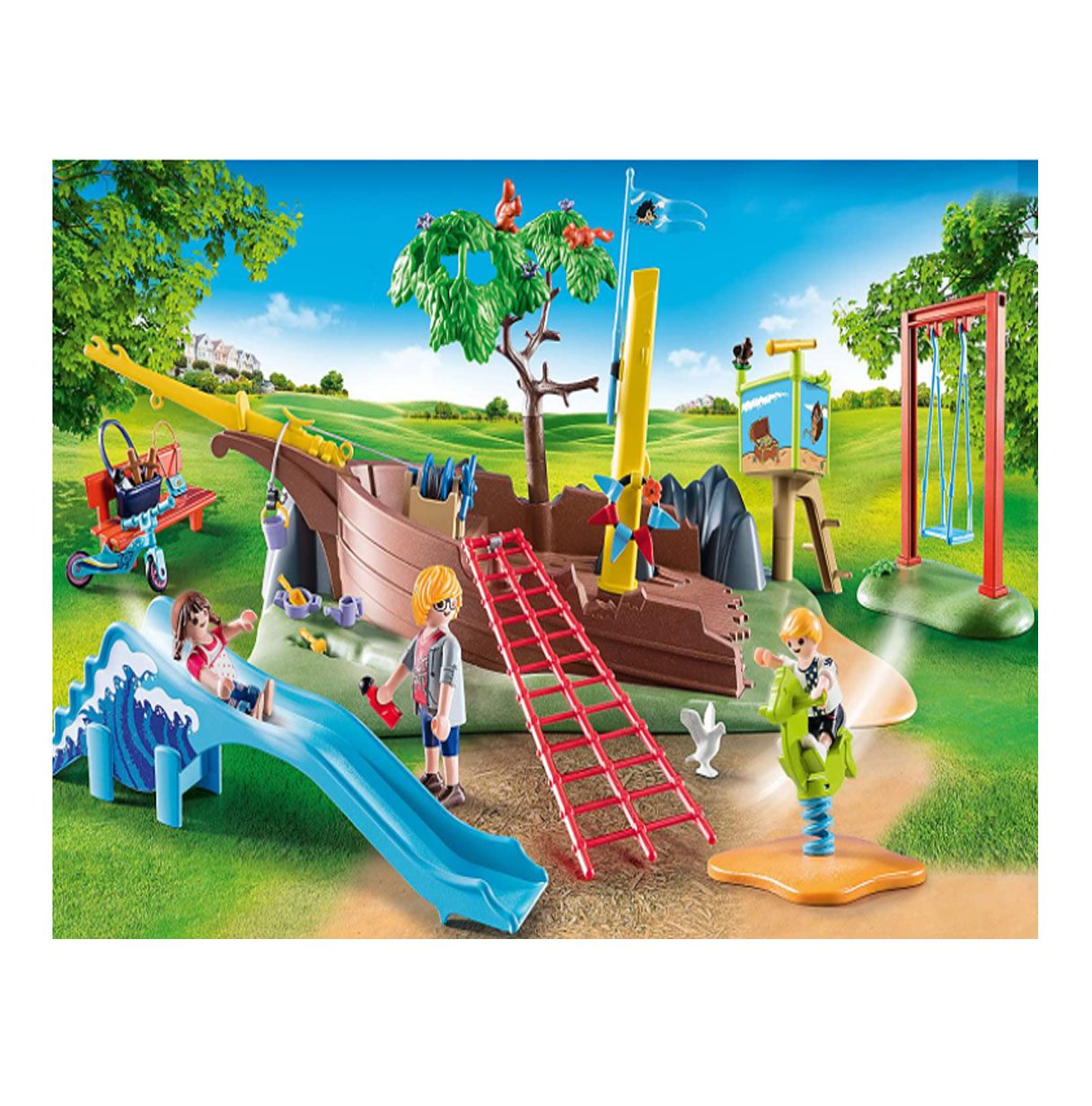 playmobil parque aventura barco naufrago (70741)