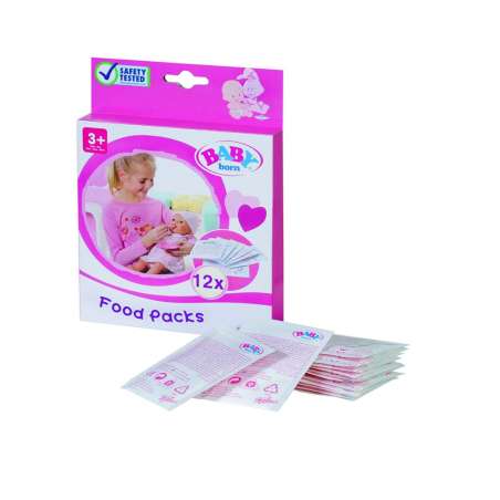 baby born comida 12 sobres ( zapf - 779170)