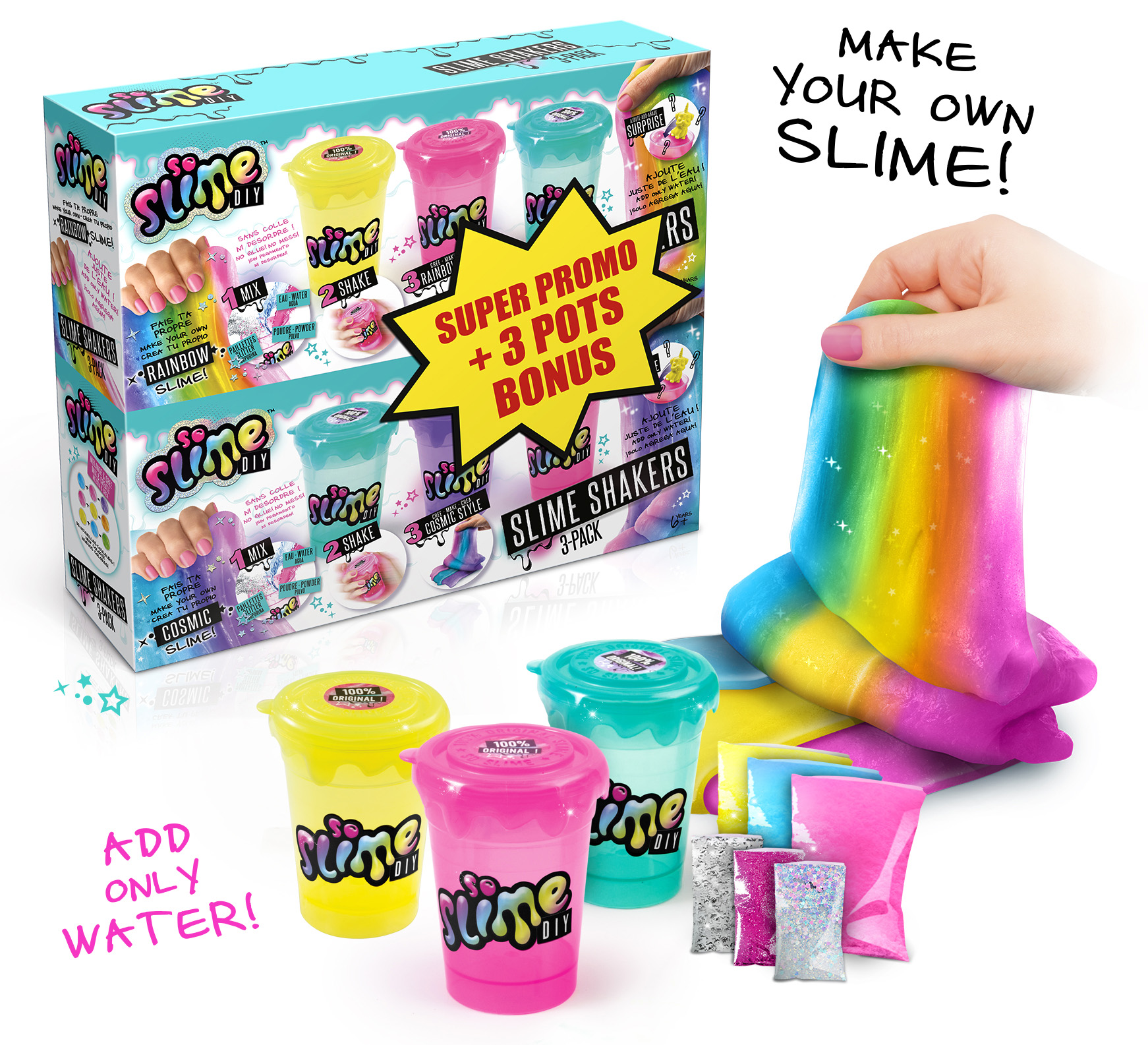 slime shaker 3+3  ( canal toys - ssc019)