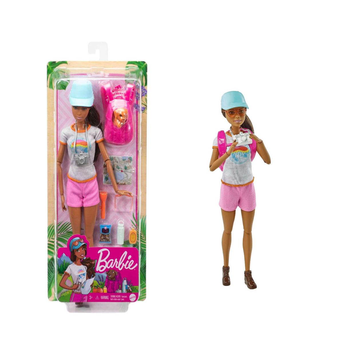 barbie bienestar excursionista   (mattel - hnc39)