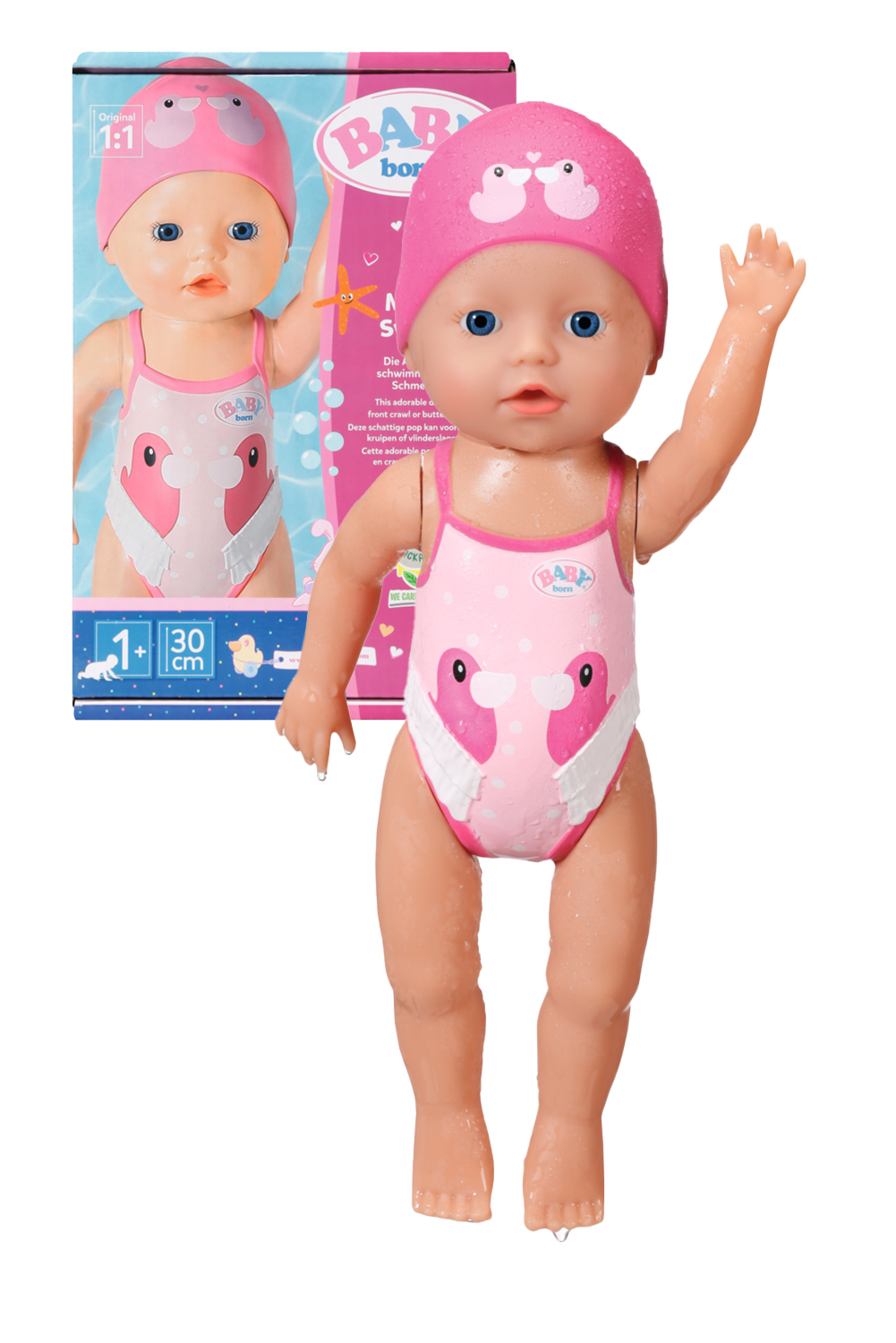 baby born nadadora 30 cm (zapf - 831915)
