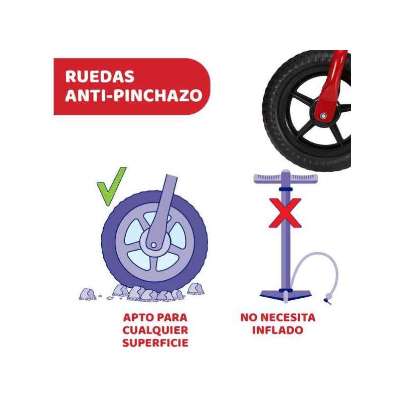 chicco first bike roja (artsana - 1716)