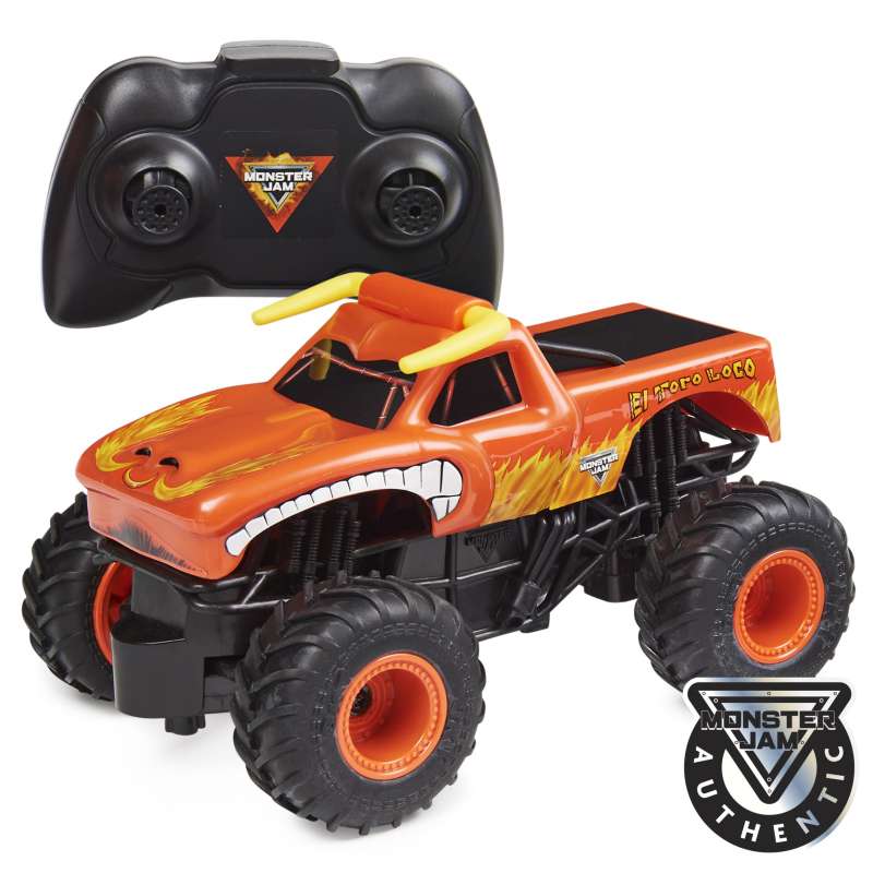 monster jam toro loco r/c 1:24  (spin master - 6060517)