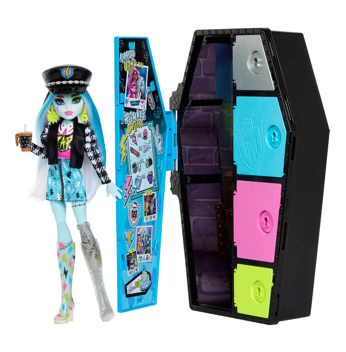 monster high skulltimate frankie stein   ( mattel - hky62)