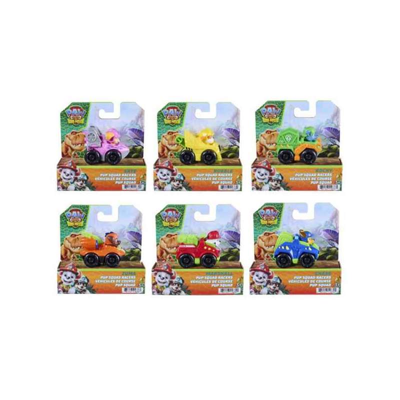 paw patrol pup squad racers dino surtidos (spin master - 6076062)