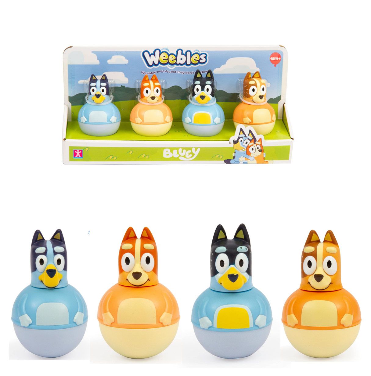 bluey 4 pack weebles ( weu02000)