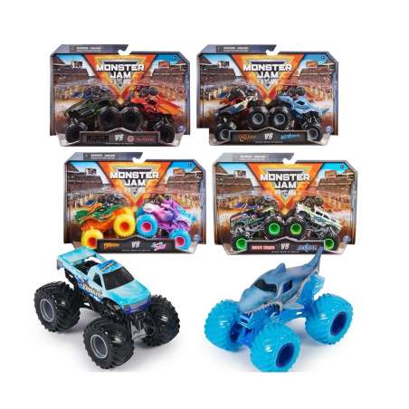 monster jam vehiculos 1:64 pack 2 (spin master - 6064128)