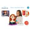 busto anna de frozen deluxe. para peinar y maquillar con 18 accesorios incluidos