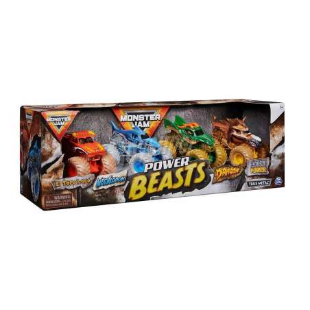monster jam surtido die cast 1:64 pack 4 (spin master - 6053860)