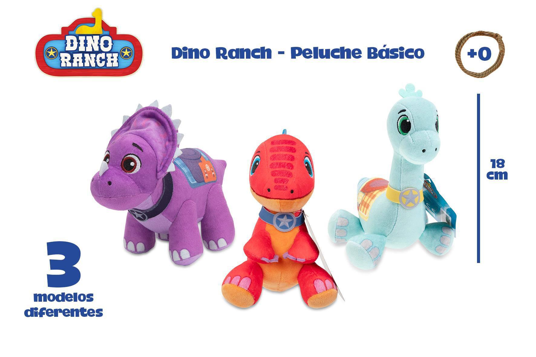 dino ranch peluche basico surtidos  (famosa -  dna06401 )