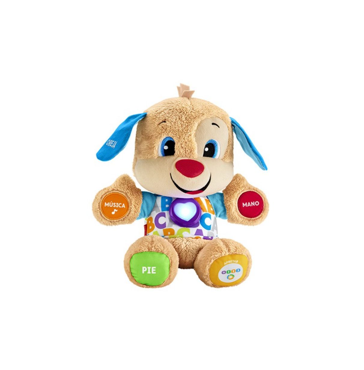 fisher-price perrito primeros descubrimientos, juguete bebé +6 meses (mattel fpm53)