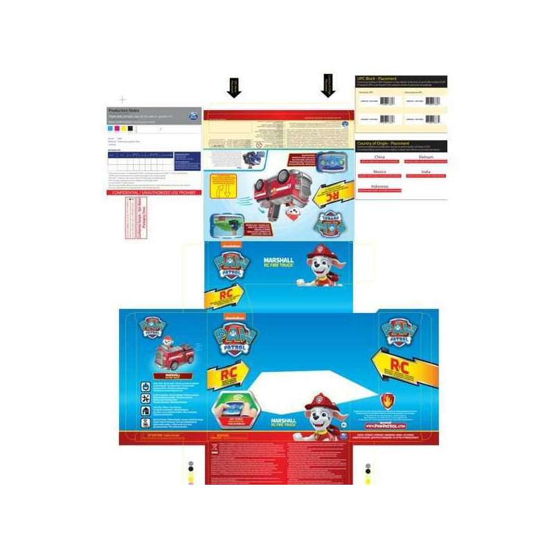 paw patrol vehiculo r/c marshall (spin master - 6054195) paw patrol vehiculo r/c marshall (spin master - 6054195)