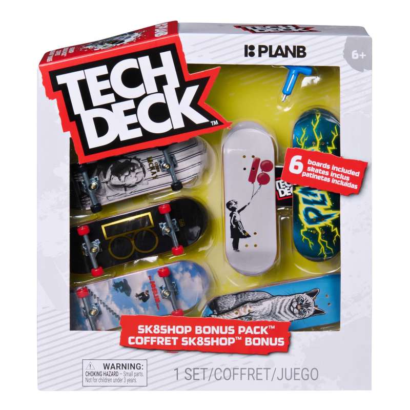 tech deck skate shop bonus pack surtidos (spin master - 6028845)
