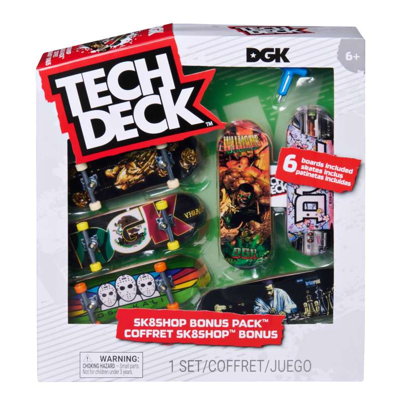 tech deck skate shop bonus pack surtidos (spin master - 6028845)
