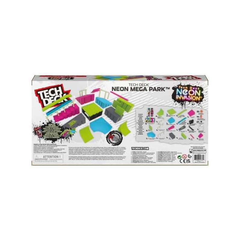 tech deck neon mega park  (spin master - 6063752 )