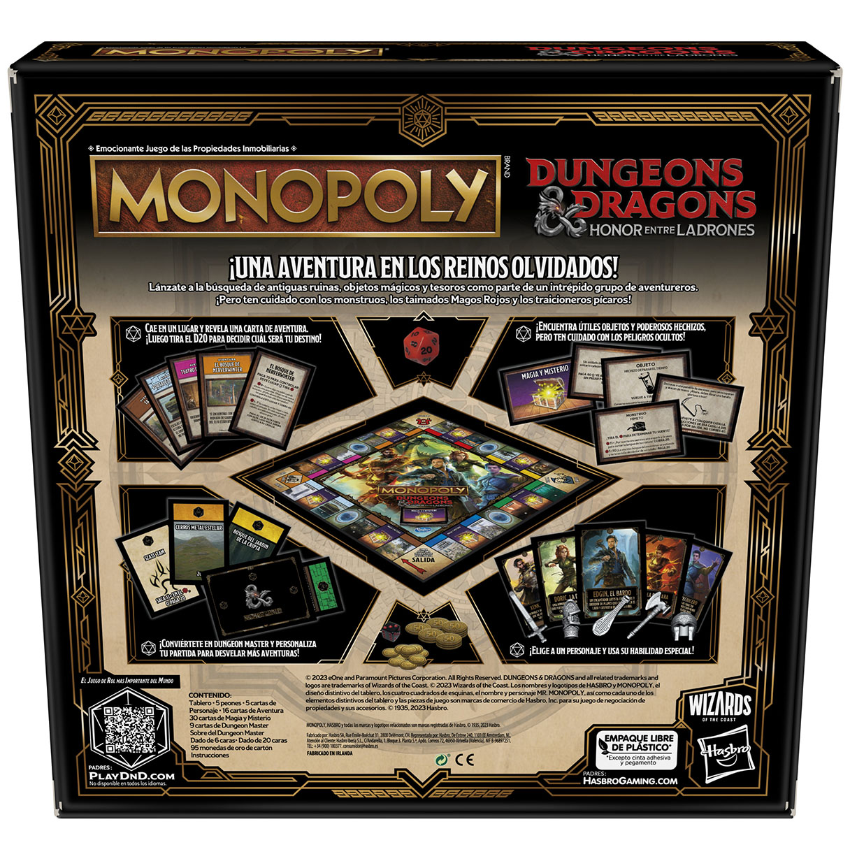 monopoly dungeons and dragons movie ( hasbro f6219105 )