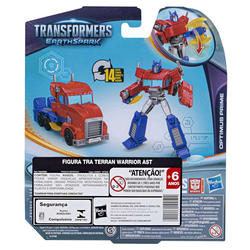 transformers earth clase guerrero  ( hasbro  f62305l0 )