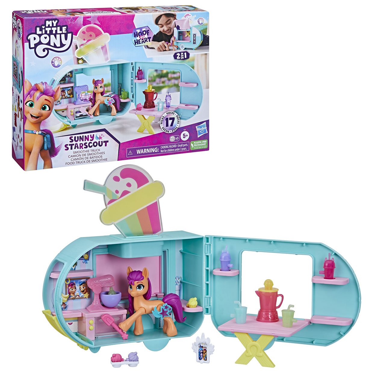 my little pony camion de batidos (hasbro f63395l2)