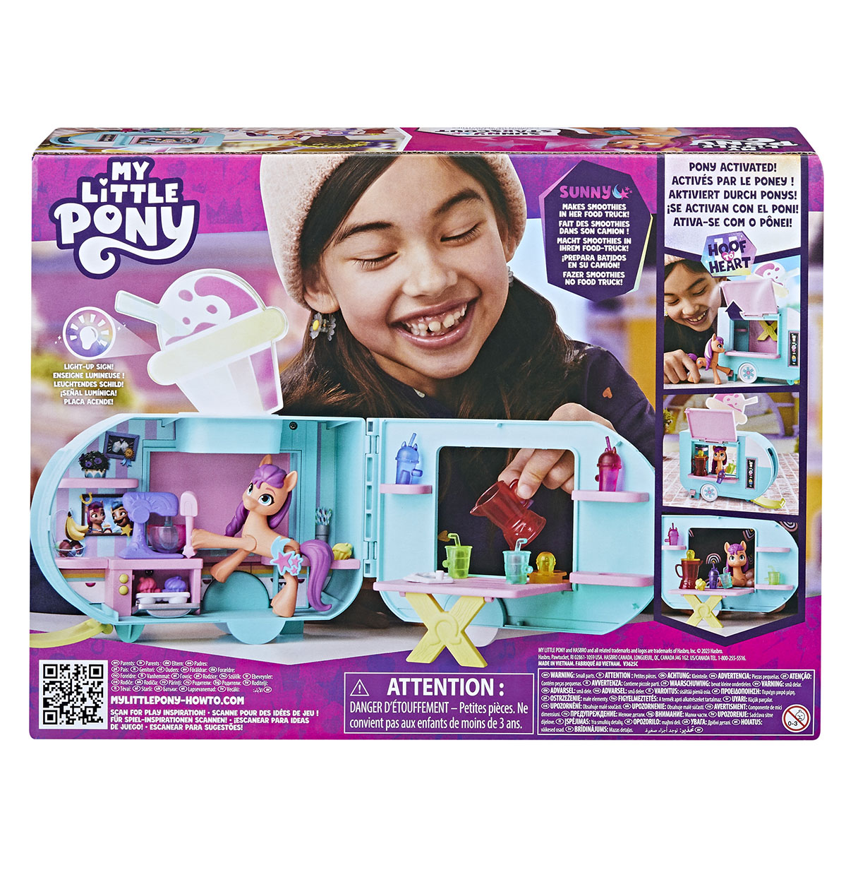 my little pony camion de batidos (hasbro f63395l2)