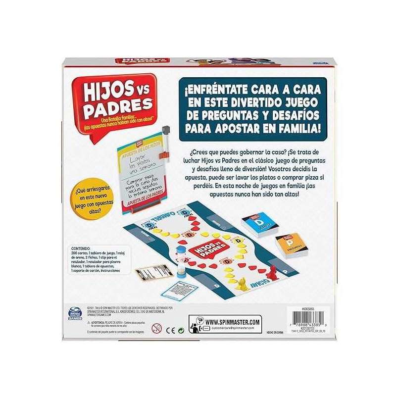 hijos contra padres el juego 2022 (spin master - 6065093) hijos contra padres el juego 2022 (spin master - 6065093)