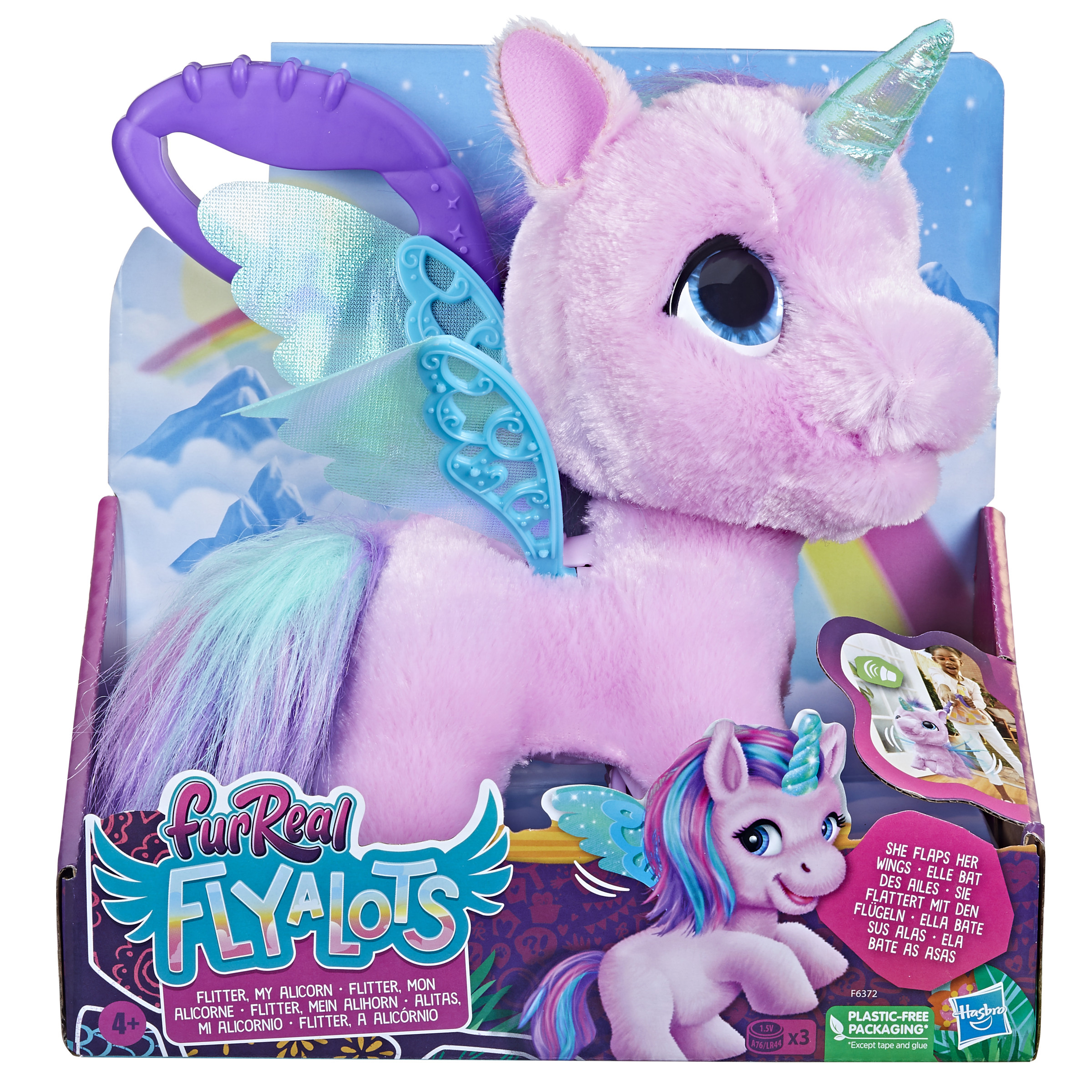 furreal friends flyalots alita unicornio (hasbro f63725l0)