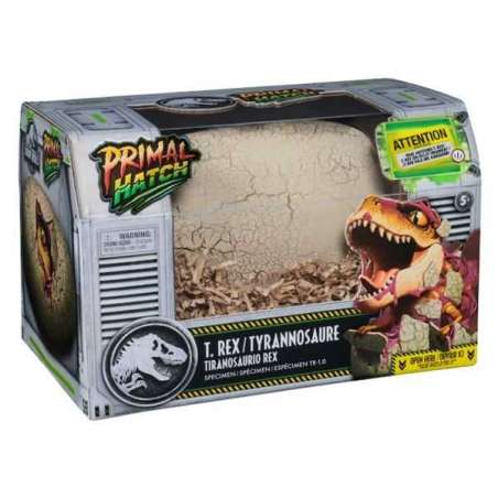 primal hatch jurassic world t-rex interactivo (spin master - 6072462)