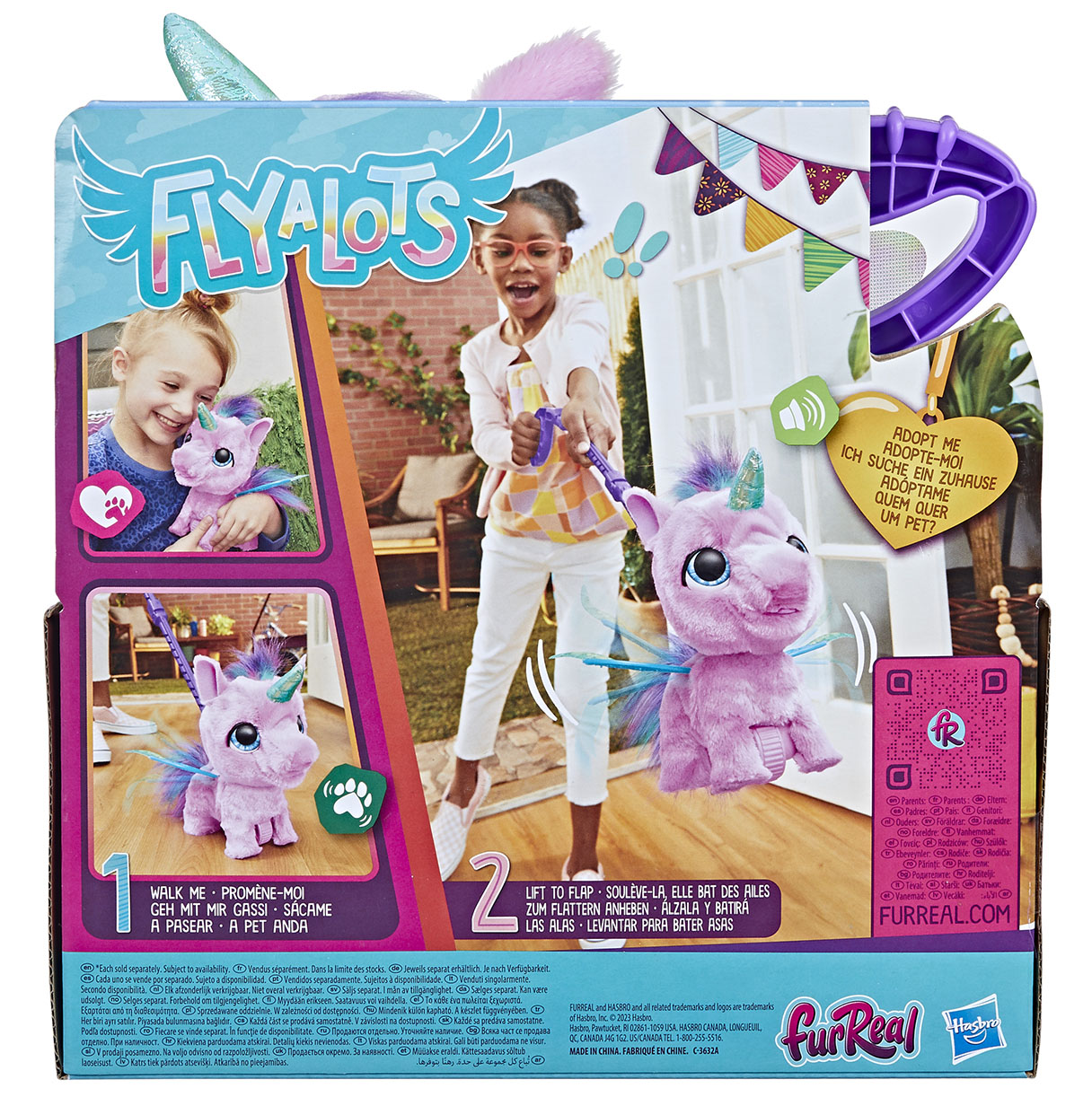 furreal friends flyalots alita unicornio (hasbro f63725l0)