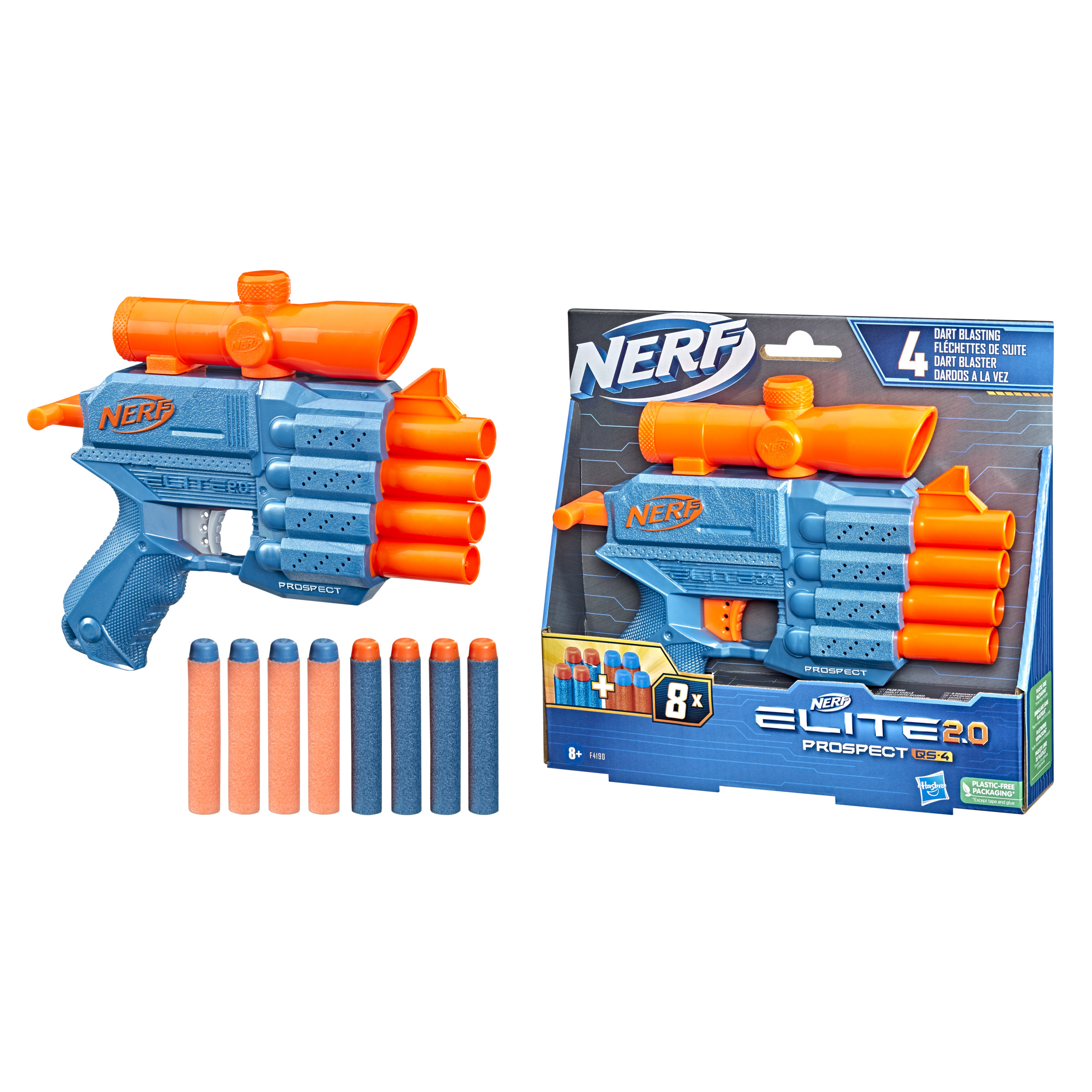 nerf elite 2.0 prospect qs 5 ( hasbro f4190eu4)