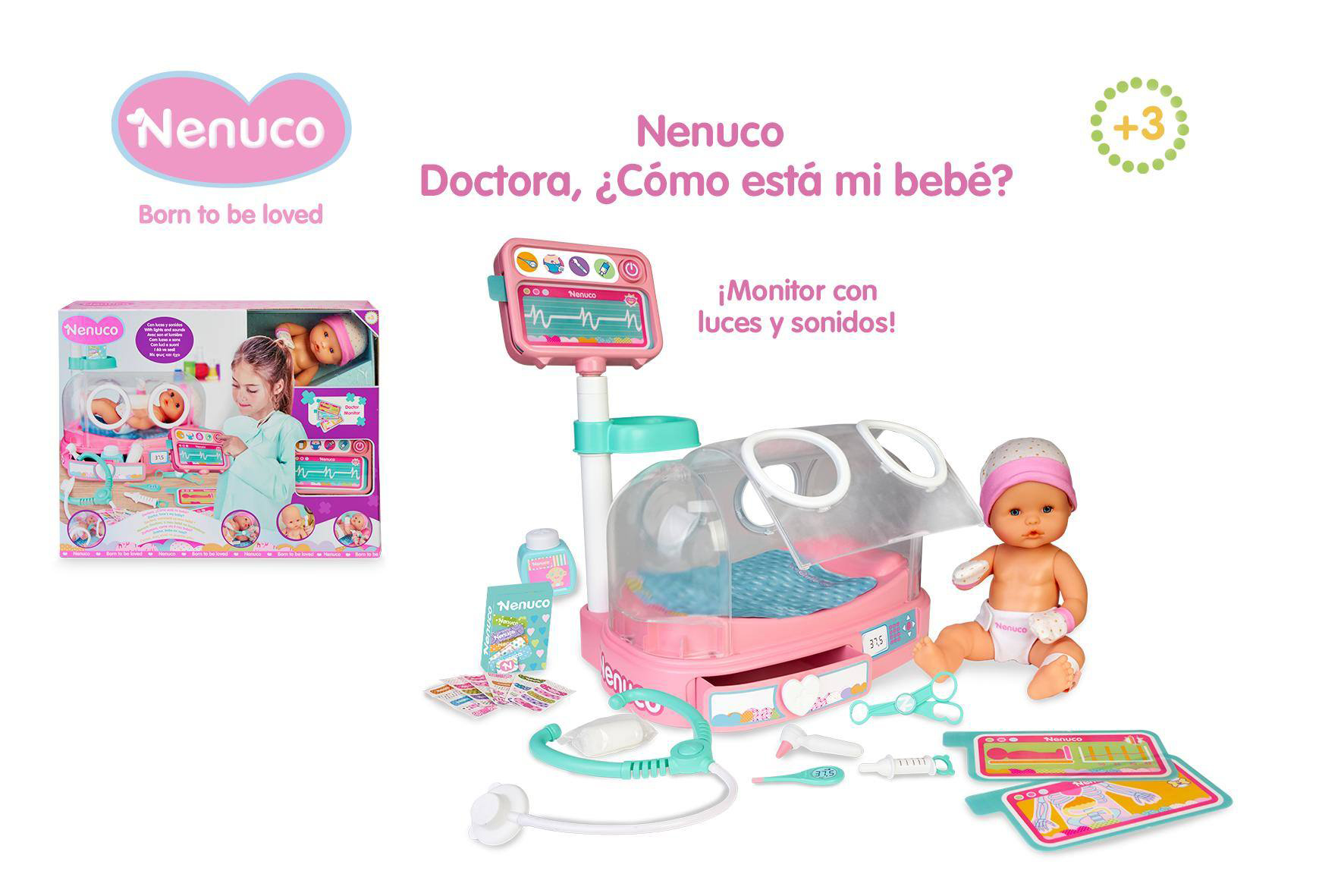 muñeca nenuco doctora  ¿como esta mi bebe? (famosa - 700016660)