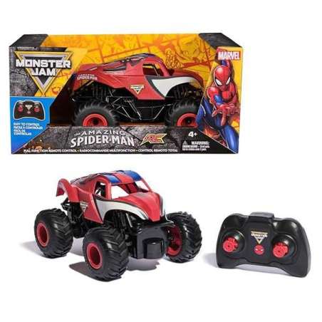 monster jam 1:24 r/c spiderman (spin master - 6073723)