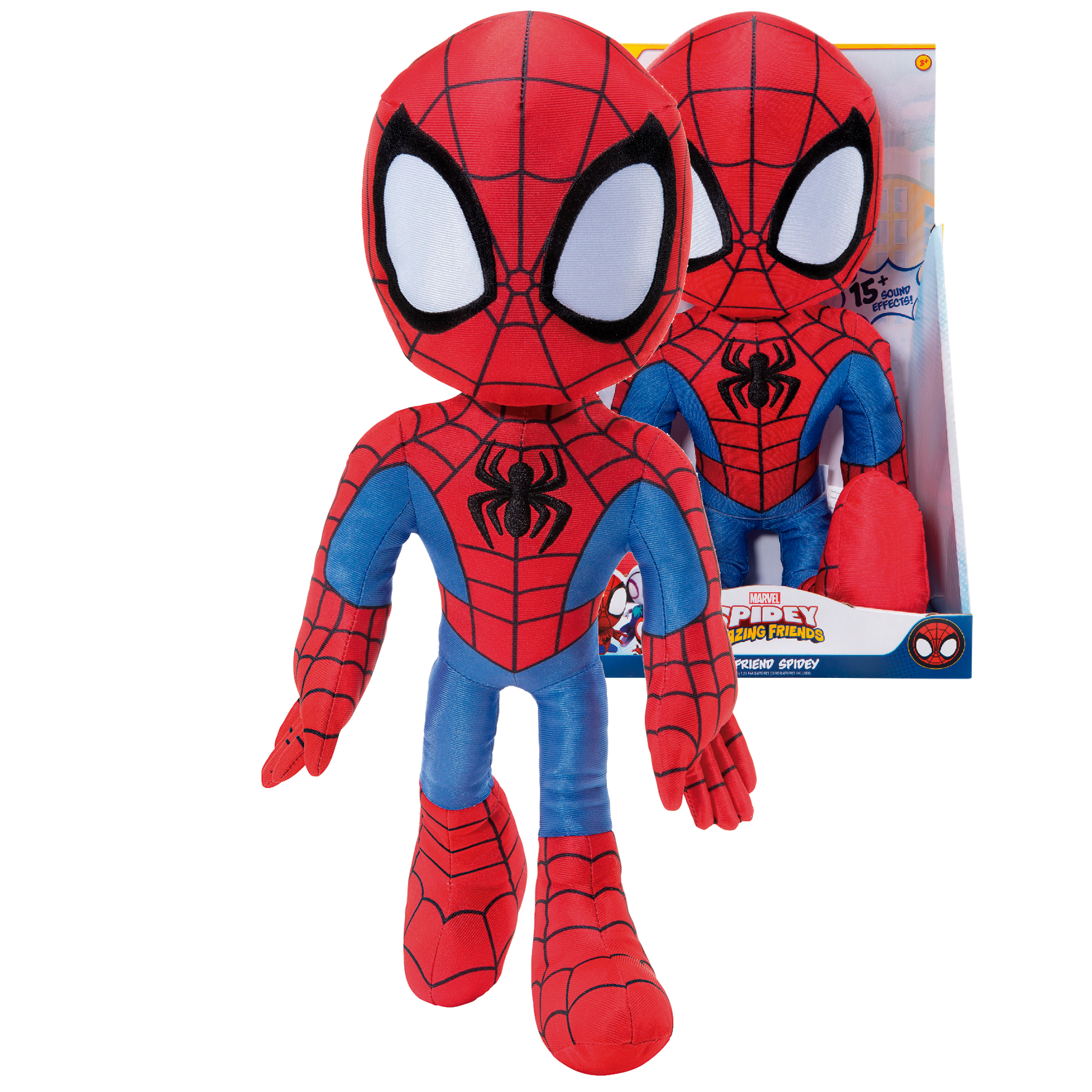 Peluche Spiderman 40Cm C/Son.Ref:SNF0093