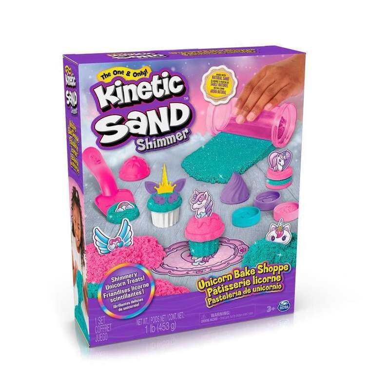 kinetic sand pasteleria unicornio (spin master - 6065201)