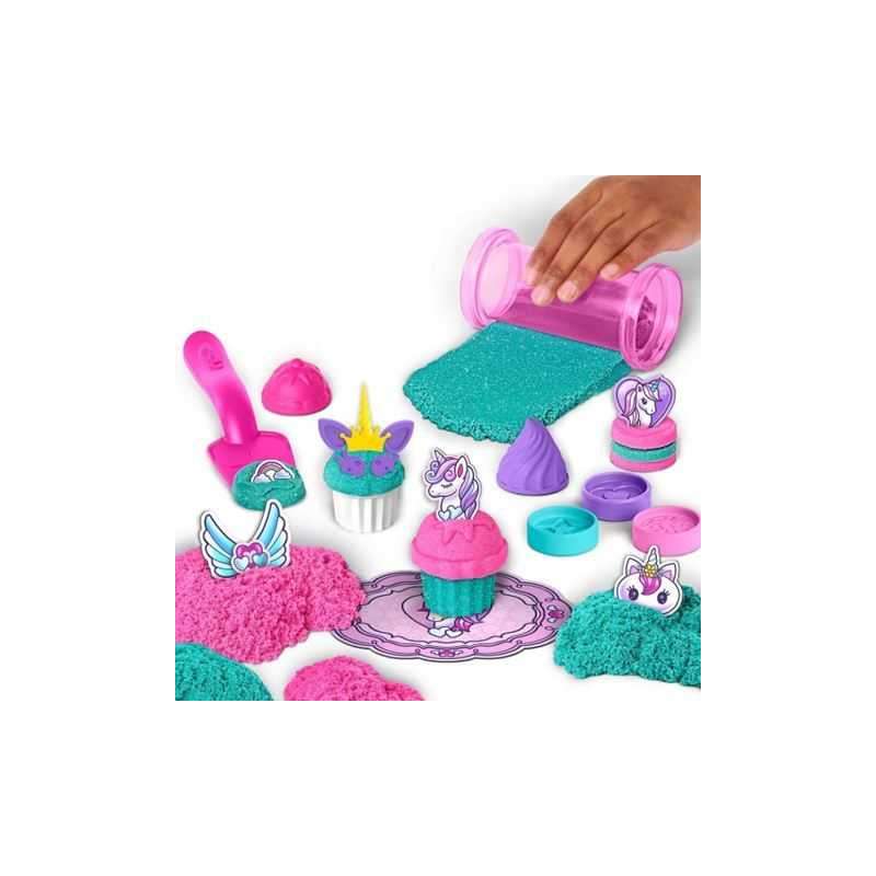 kinetic sand pasteleria unicornio (spin master - 6065201)